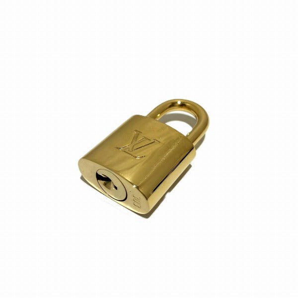 Louis Vuitton Brass Padlock Keychain 303