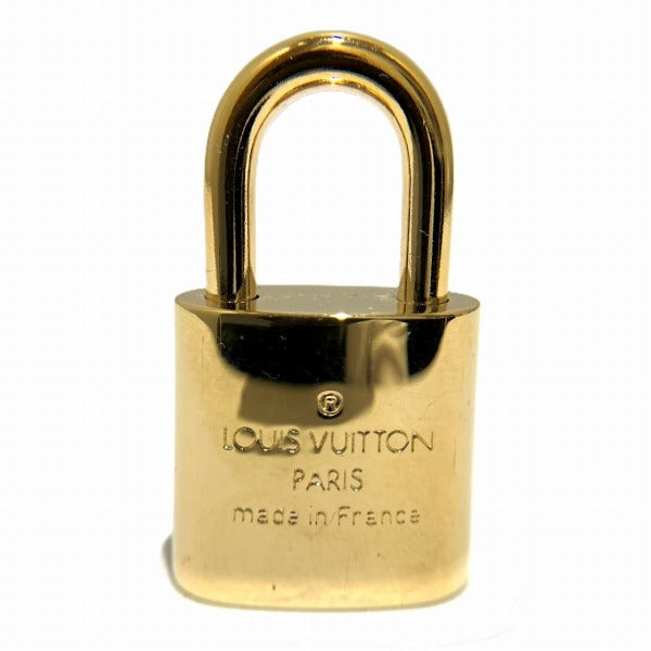 Louis Vuitton Brass Padlock Keychain 303