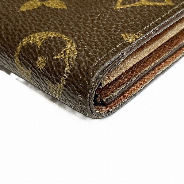 Louis Vuitton Monogram Pochette Porte Monnaie Credit Long Wallet M61723 in Fair Condition