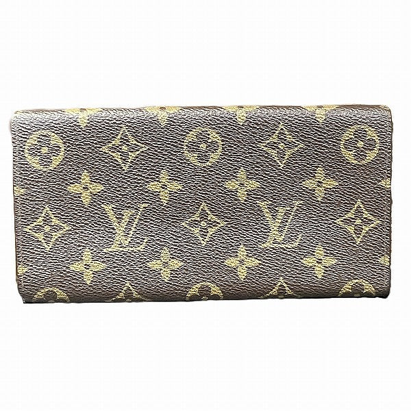 Louis Vuitton Monogram Pochette Porte Monnaie Credit Long Wallet M61723 in Fair Condition