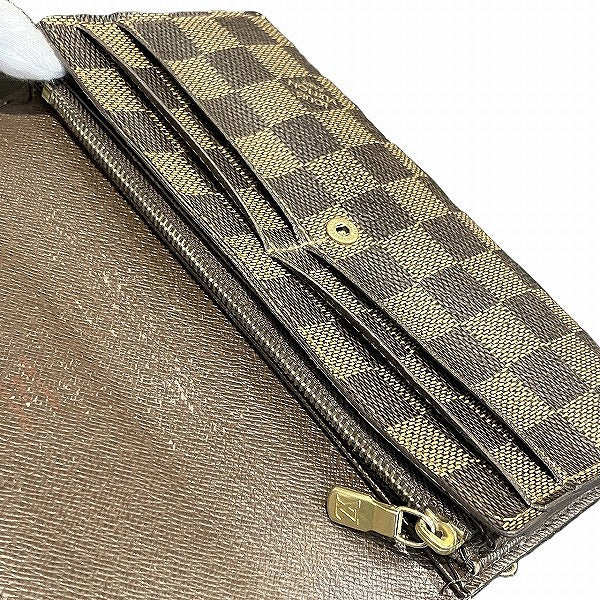 Louis Vuitton Damier Portefeuille Sarah Long Wallet N61734 in Good Condition