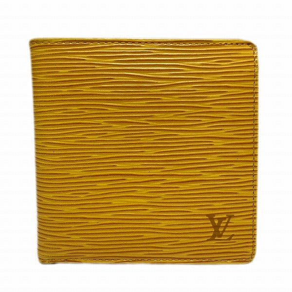 Louis Vuitton Epi Leather Bifold Wallet M63549 in Fair Condition