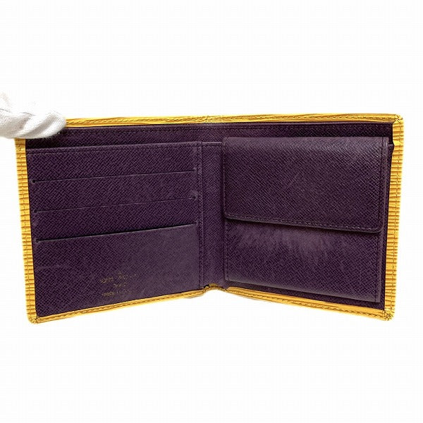 Louis Vuitton Epi Leather Bifold Wallet M63549 in Fair Condition