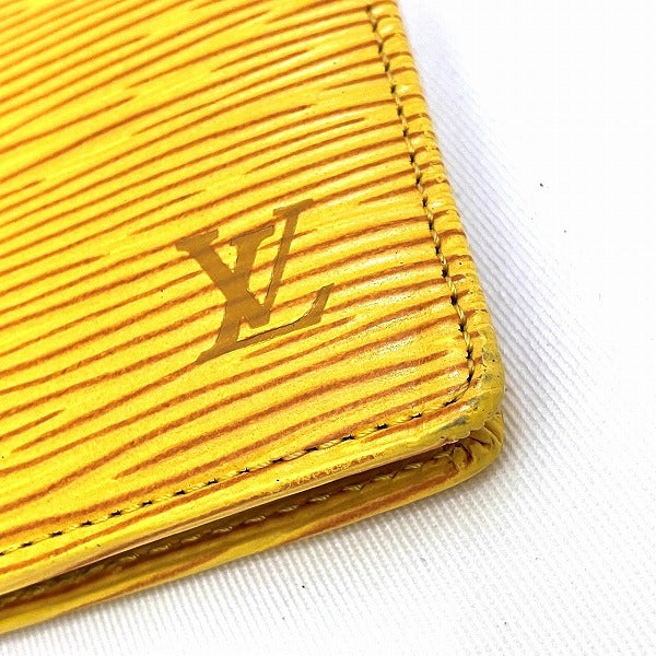 Louis Vuitton Epi Leather Bifold Wallet M63549 in Fair Condition