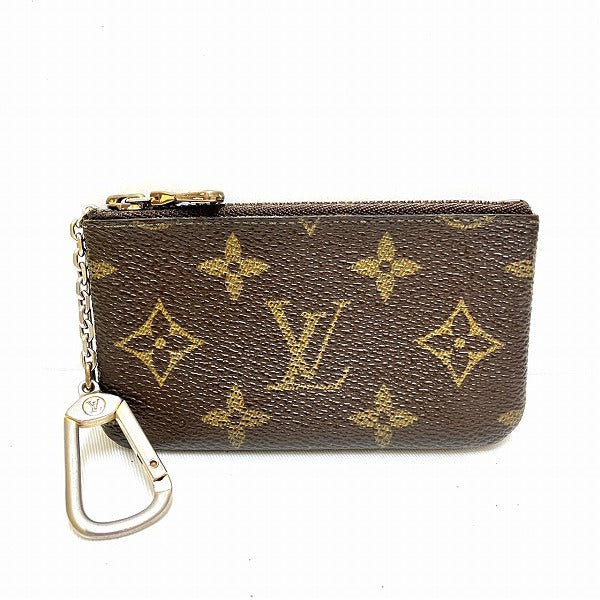 Louis Vuitton Monogram Pochette Cle Coin Case M62650 in Fair Condition