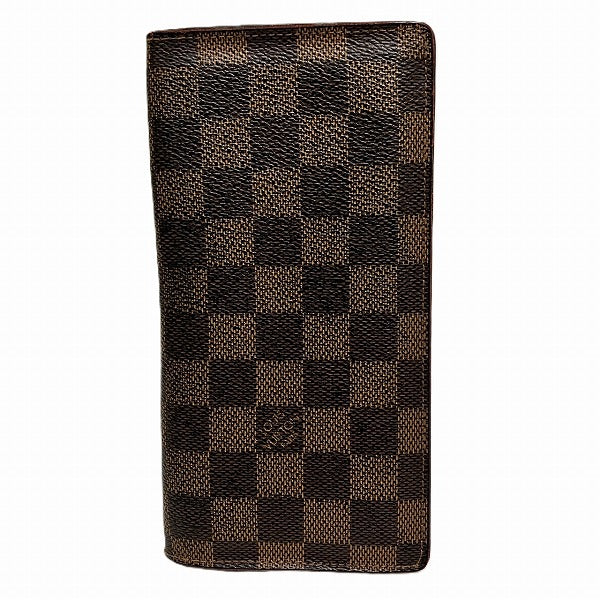 Louis Vuitton Damier Portefeuille Brazza Long Wallet N60017 in Good Condition