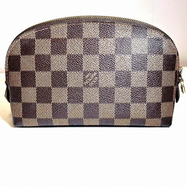 Louis Vuitton Damier Pochette Cosmetic Bag N47516 in Good Condition