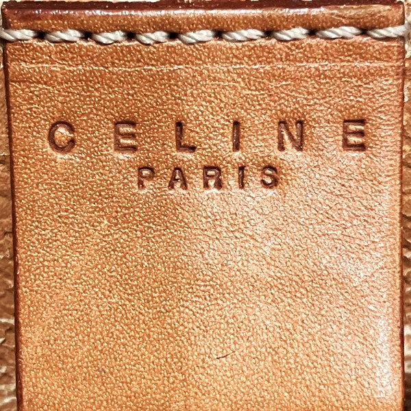 Celine Macadam Pattern Leather PVC Tote Bag in Good Condition