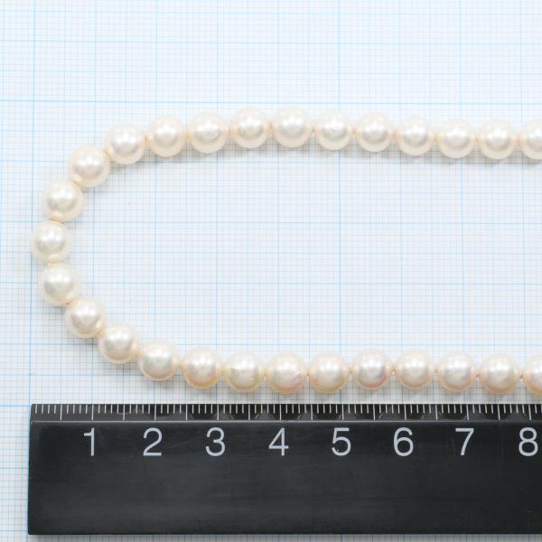 K14 Yellow Gold Akoya Pearl Necklace 6.5-7mm in Excellent Condition