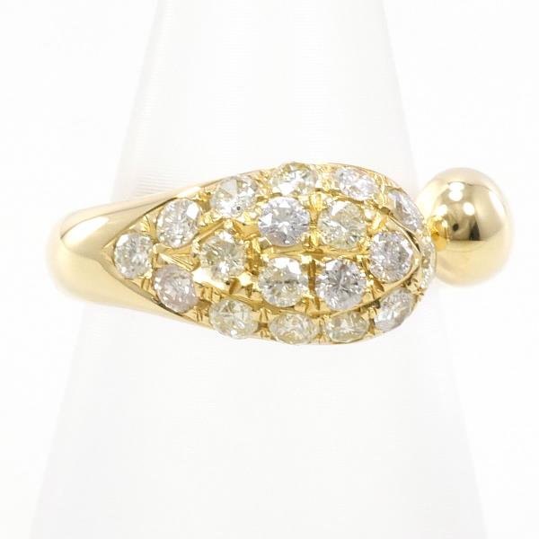 K18 Yellow Gold Diamond Ring 4