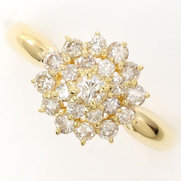 K18 Yellow Gold Diamond Ring