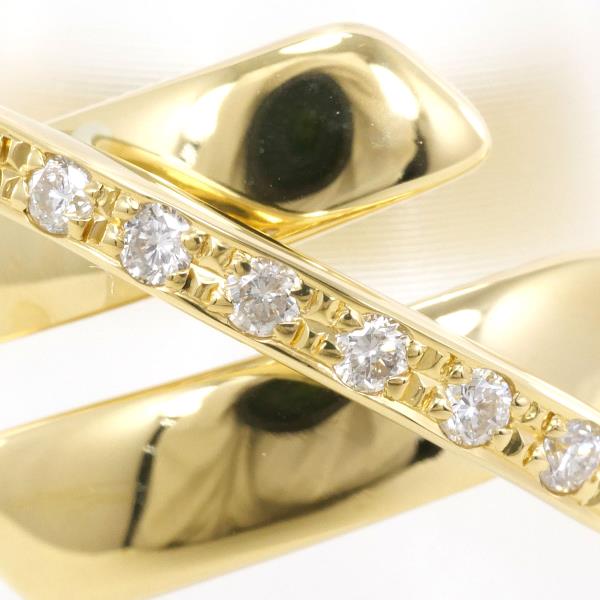 K18 Yellow Gold Diamond Ring 12