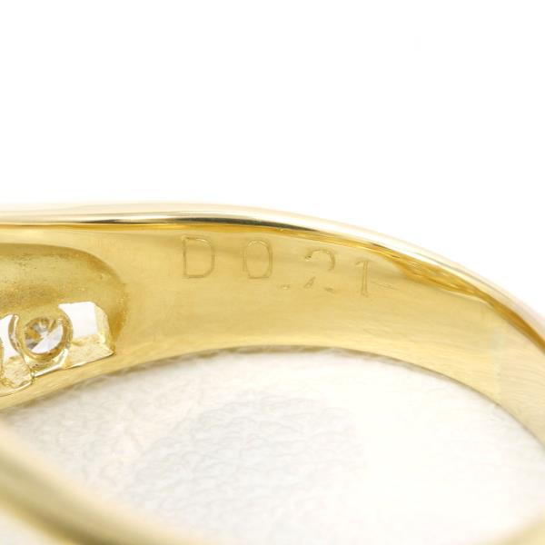 K18 Yellow Gold Diamond Ring 10.5