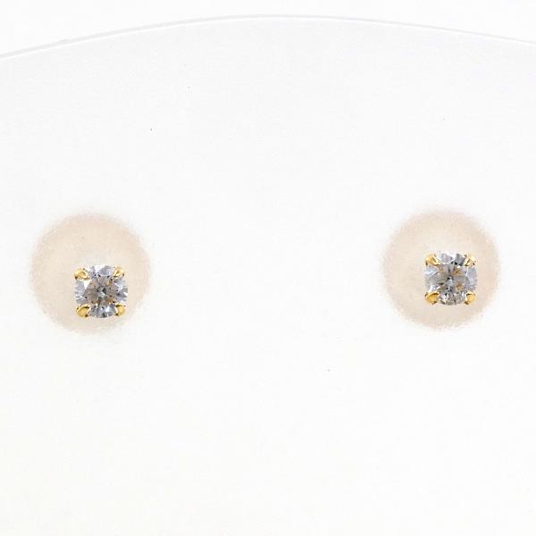 K18 Yellow Gold Zirconia Earrings