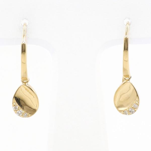 K18 Yellow Gold Diamond Earrings