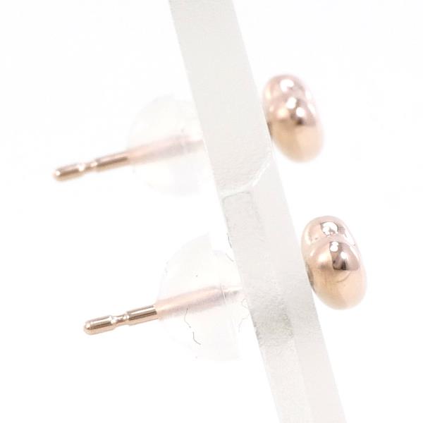 K10 Pink Gold Earrings in Excellent Condition