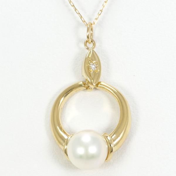 K18 Yellow Gold Pearl Necklace