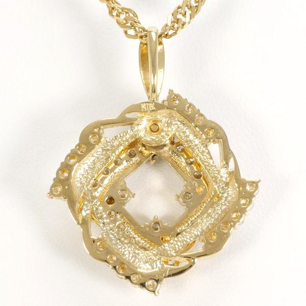 K18 Yellow Gold Diamond Necklace in Excellent Condition