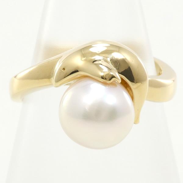 K18 Yellow Gold Pearl Ring