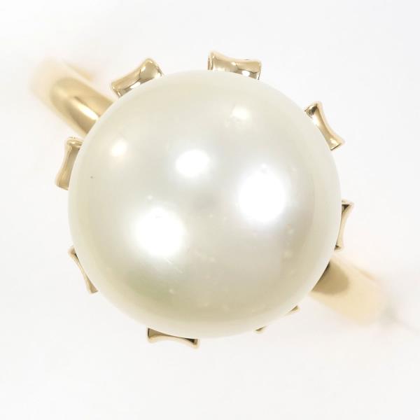 K18 Yellow Gold Pearl Ring 21