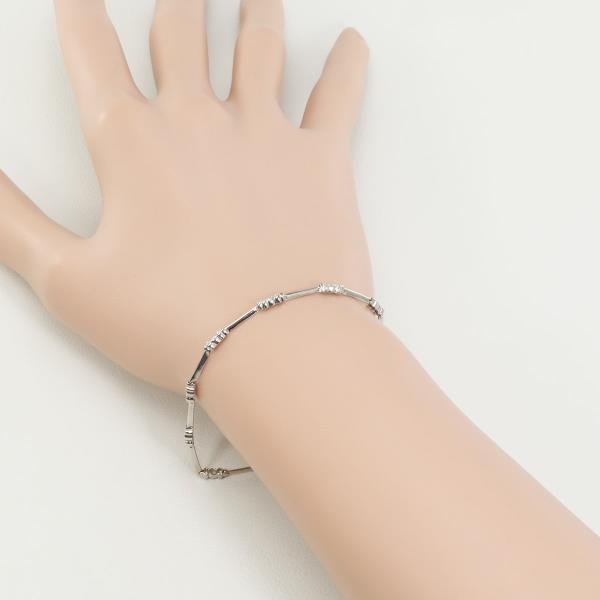 K18 White Gold Diamond Bracelet