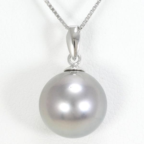 K14 White Gold Pearl Necklace in Pristine Condition