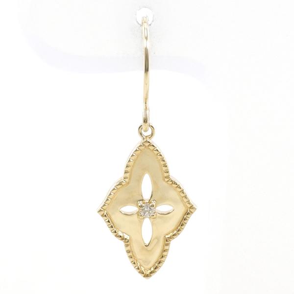 K10 Yellow Gold Diamond Earring