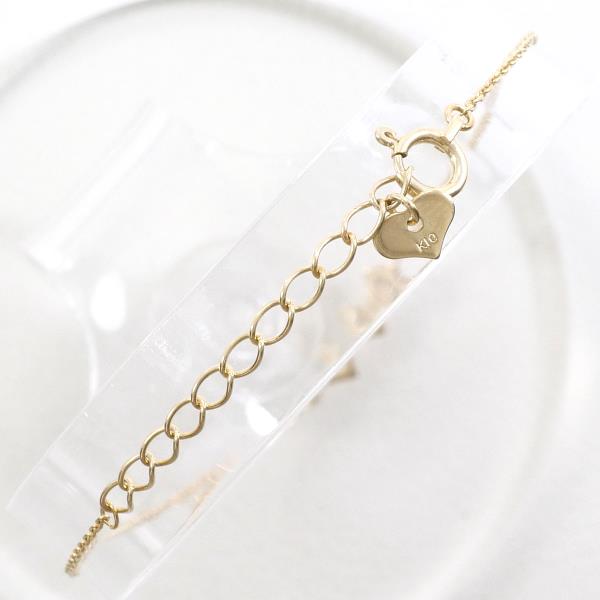 K10 Yellow Gold Diamond Bracelet 19cm