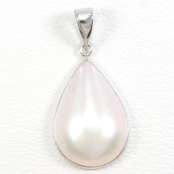 Tasaki K18 White Gold Pearl Pendant Top in Pristine Condition