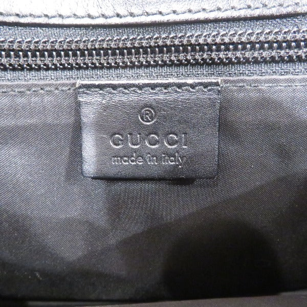 Gucci Leather Canvas Clutch Business Bag 0181613 in Good Condition