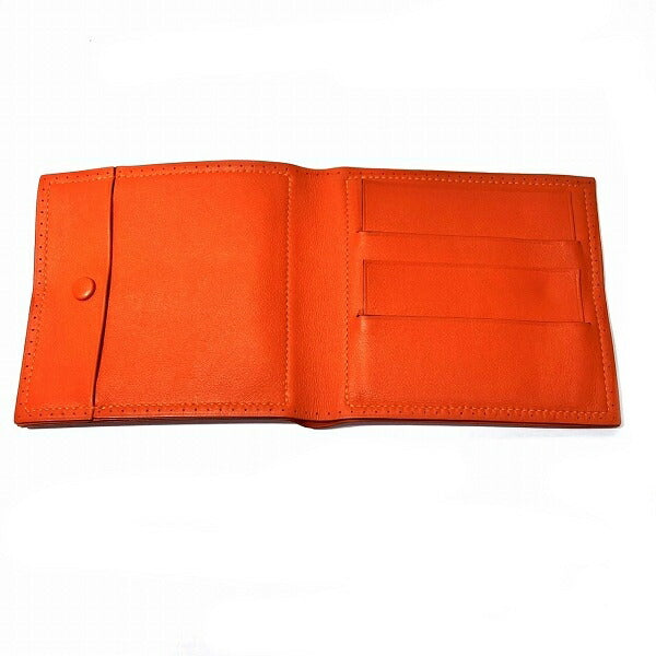 Hermes Flex Orange Bifold Wallet