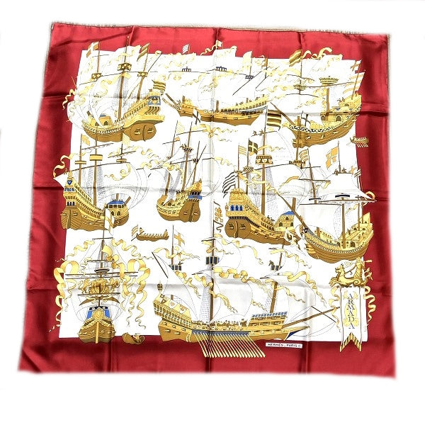 Hermes Silk Armada Scarf in Great Condition