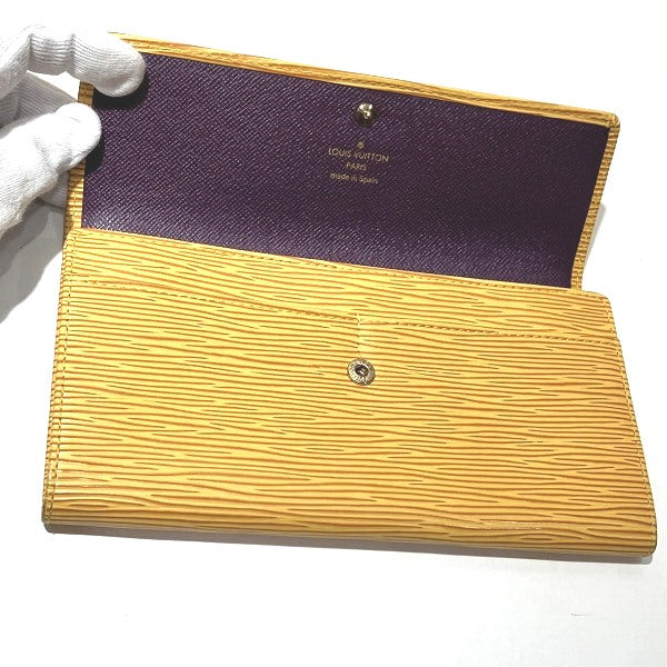 Louis Vuitton Epi Leather Pochette Portemonnaie Credit Long Wallet M63579 in Good Condition