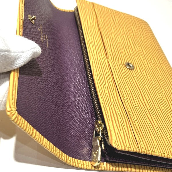 Louis Vuitton Epi Leather Pochette Portemonnaie Credit Long Wallet M63579 in Good Condition