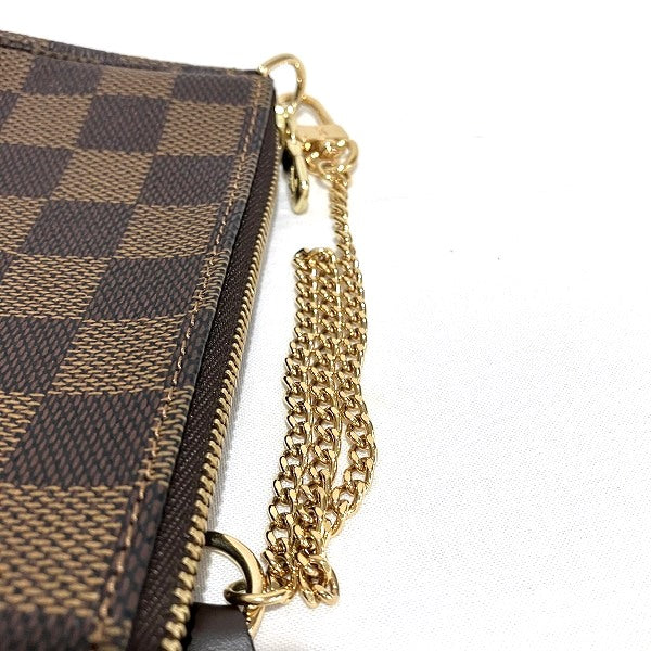 Louis Vuitton Damier Mini Pochette Accessoire Clutch N58009 in Great Condition