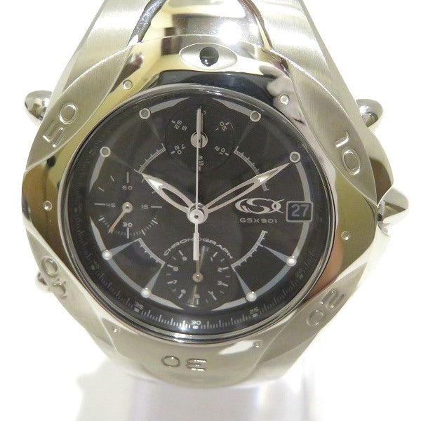 GSX GSX901SBK Chronograph Quartz Watch for Men in Great Condition