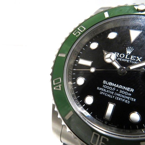 Rolex Green Submariner Date 126610LV Automatic Watch in Good Condition