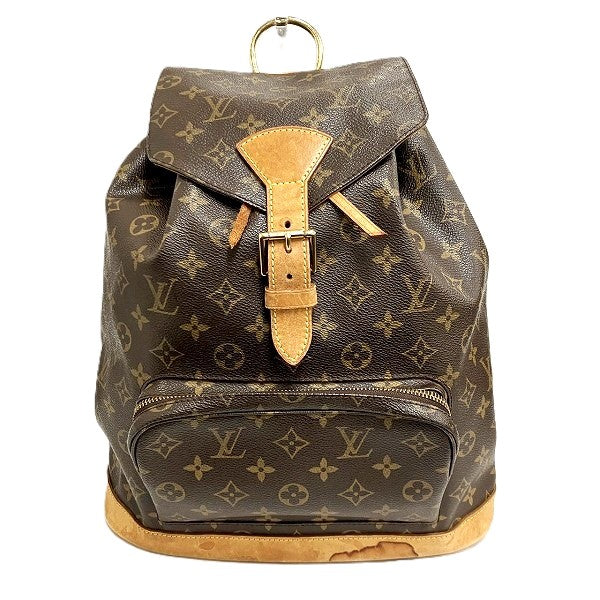 Louis Vuitton Monogram Montsouris GM Backpack M51135 in Fair Condition