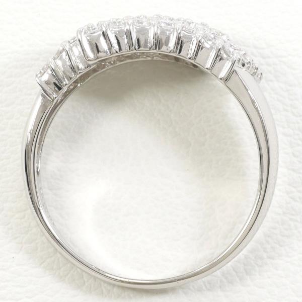 PT900 Platinum Diamond Ring 16.5 in Excellent Condition