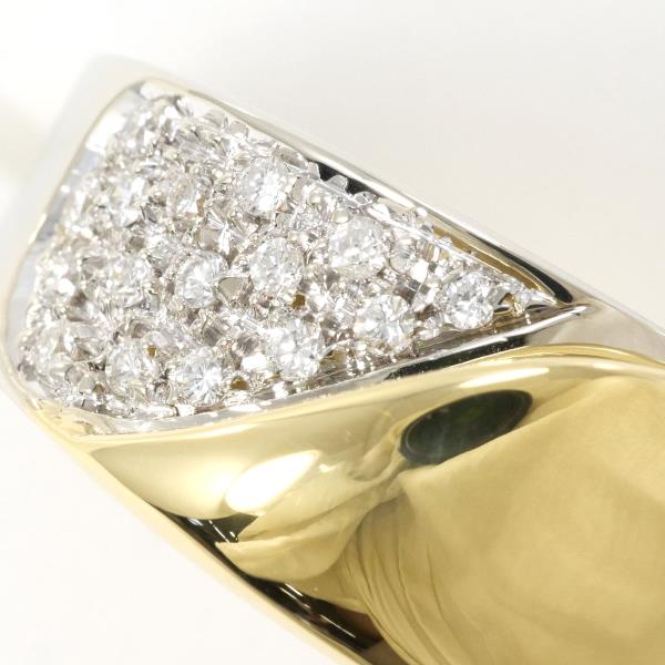 K18 Yellow Gold White Gold Diamond Ring