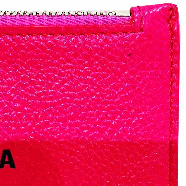 Balenciaga Pink Leather Coin Case