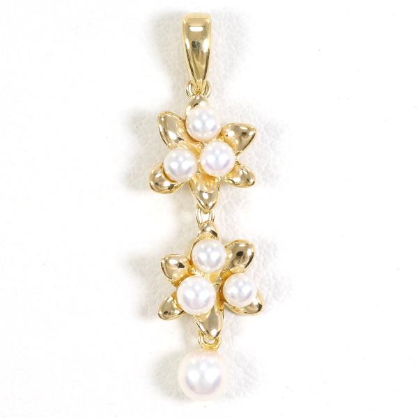 Tasaki K18 Yellow Gold Pearl Pendant