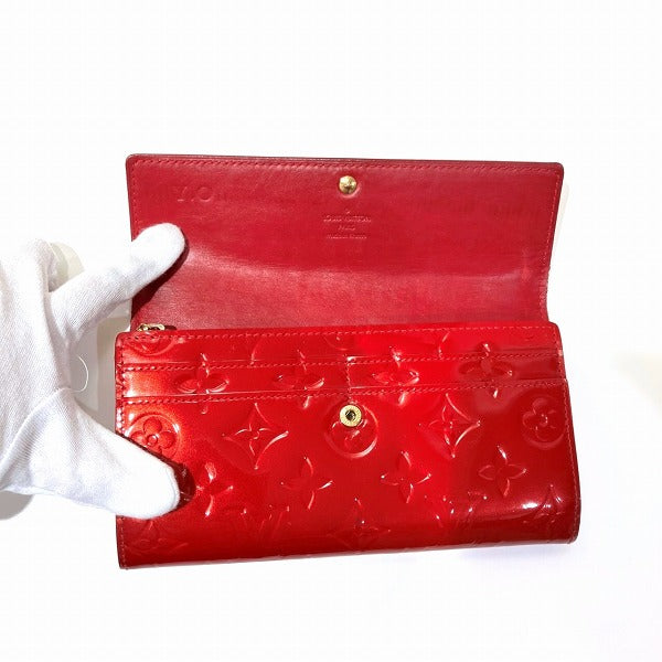 Louis Vuitton Monogram Vernis Portefeuille Sarah Long Wallet M93530 in Good Condition