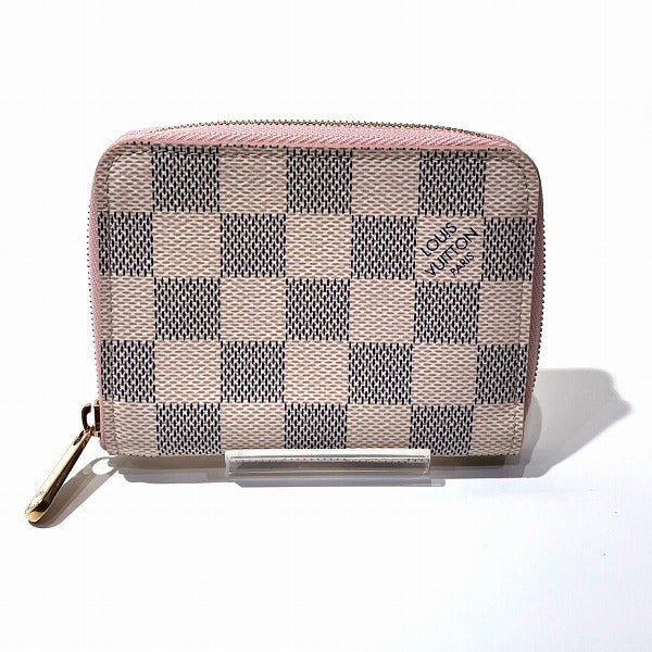 Louis Vuitton Damier Azur Canvas Zippy Coin Purse N60229 in Great Condition