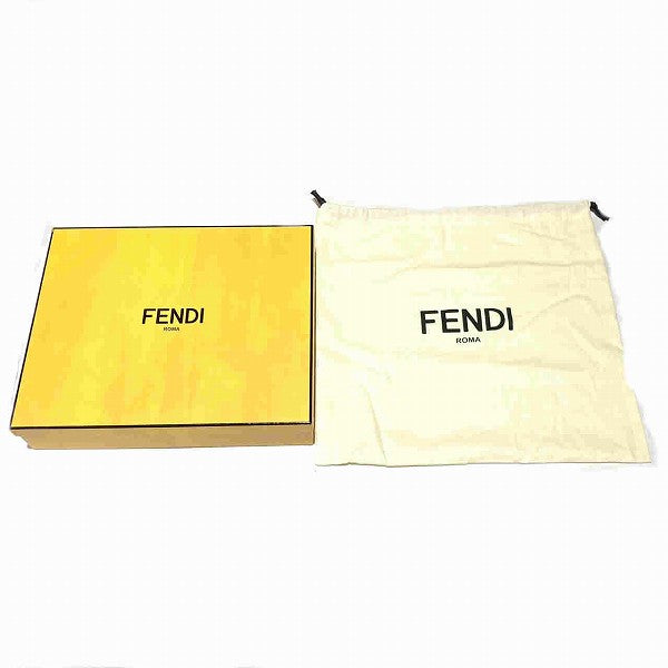 Fendi Leather Flat Slim Clutch 7VA491 in Great Condition