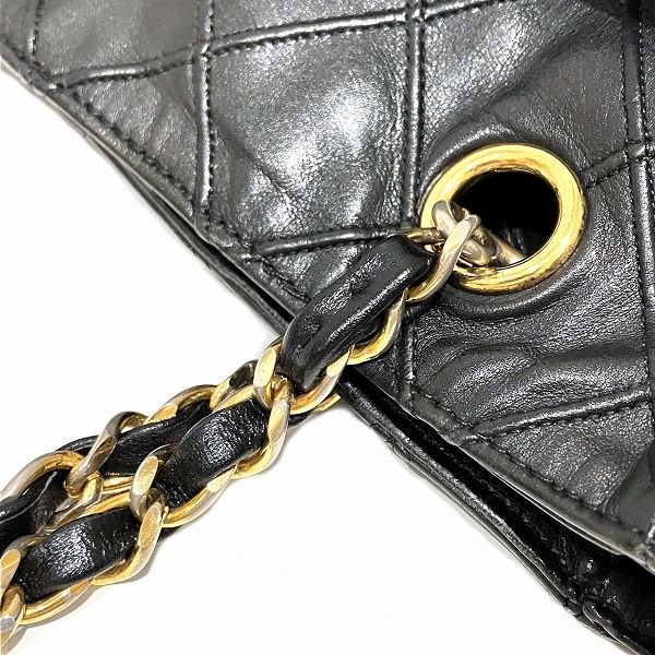 Chanel Lambskin Chain Shoulder Tote Bag