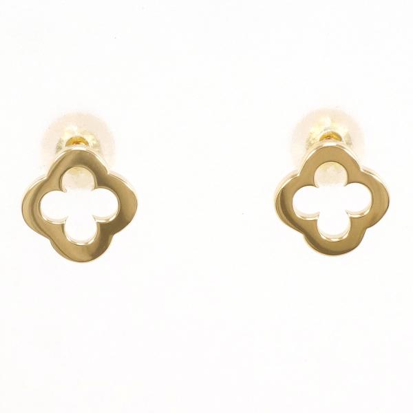 K18 Yellow Gold Earrings 1.0g in Great Condition