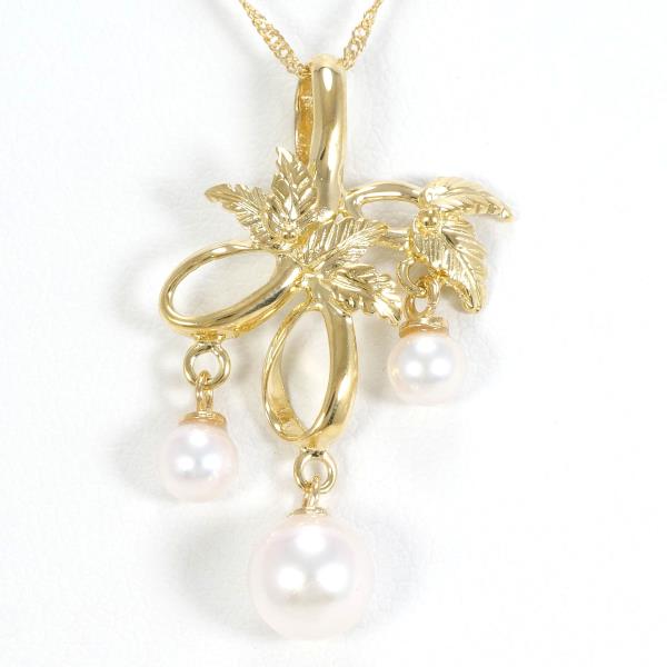 K18 Yellow Gold Pearl Necklace