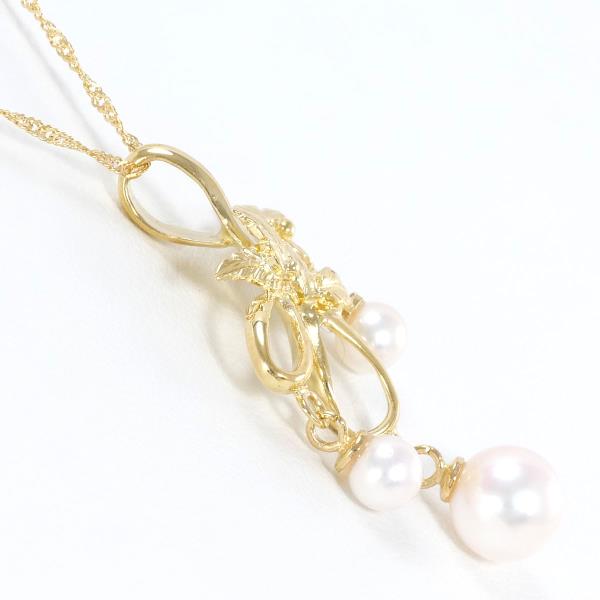 K18 Yellow Gold Pearl Necklace