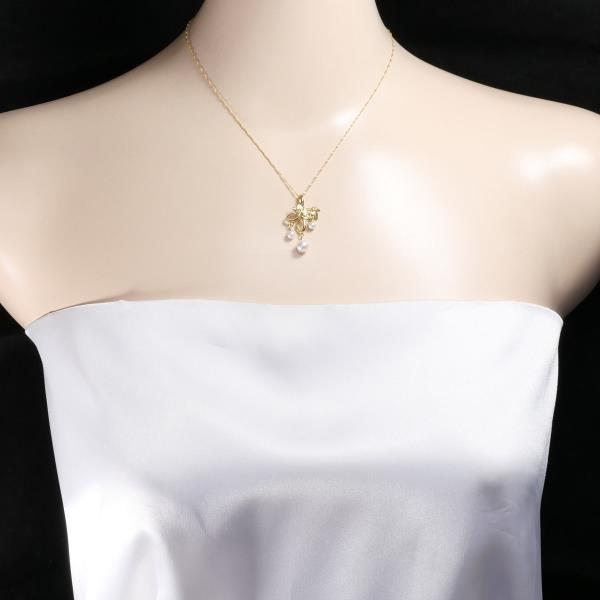 K18 Yellow Gold Pearl Necklace